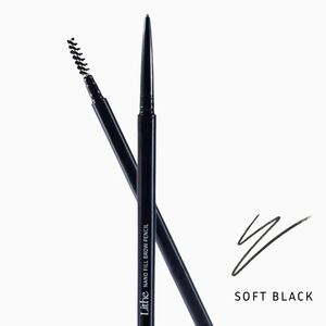 Lithe Nanofil Brow Pencil: Soft Black, New